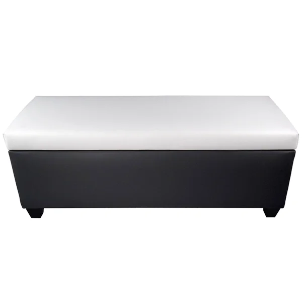 The Sole Secret Retro Dark Grey Vinyl Shoe Storage Bench Red