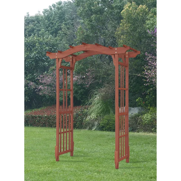 Convenience Concepts Oxford Garden Arbor, Red