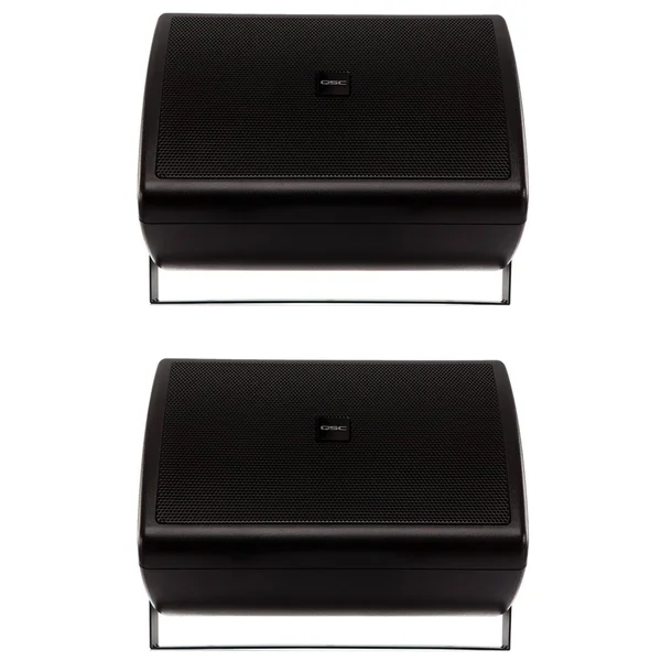 QSC AC-S6T-BK 6.5x22 2-Way AcousticCoverage Loudspeakers (Pair - Black)