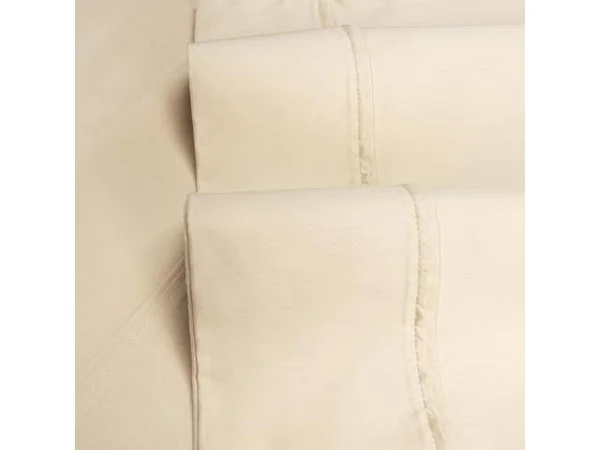 Superior Premium 1200 Thread Count Egyptian Cotton Sheet Set - Ivory