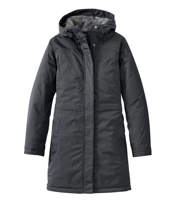 Women's Petite Winter Warmer Coat Gray Extra Large, L.L.Bean