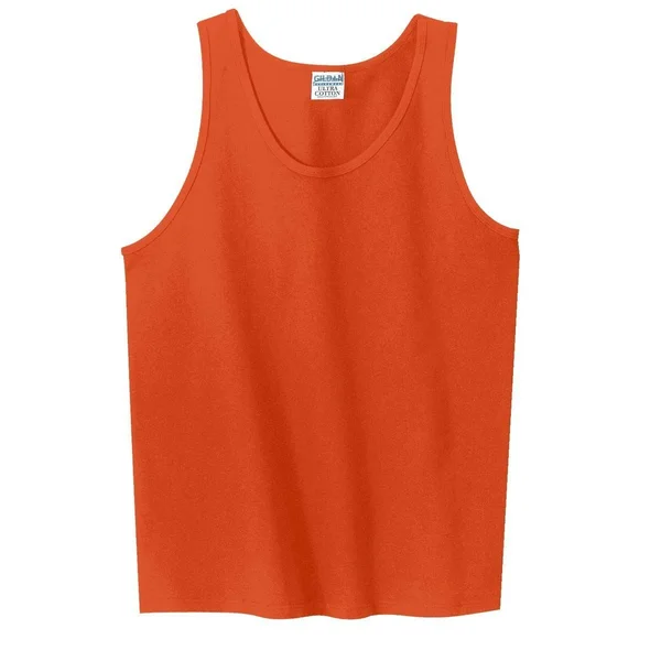 Imprinted Tank Tops Qty 24 Orange Gildan Ultra Cotton Tank Top 2200