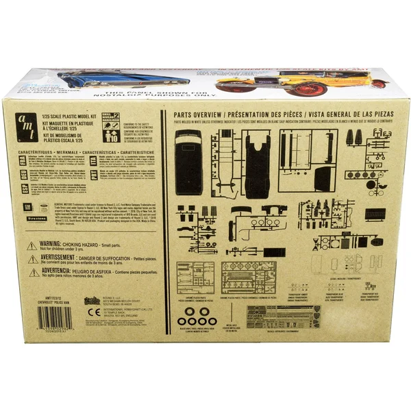 Skill 2 Model Kit Chevrolet Police Van NYPD (New York City Police Dept) 1/25 Scale Model by AMT Amt1123
