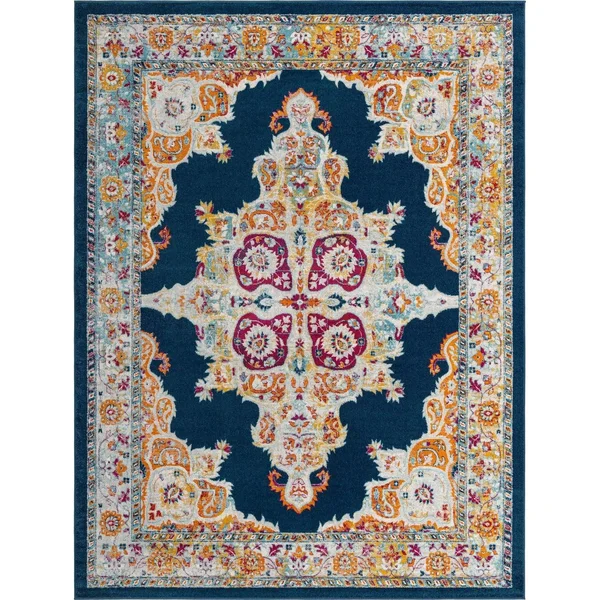 Unique Loom Parker Merakli Area Rug - Yellow - 4& 0 x 6& 0