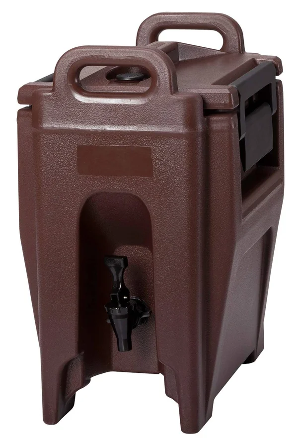 Cambro UC250131 Ultra Camtainer Dark Brown 2.75 Gal Beverage Carrier