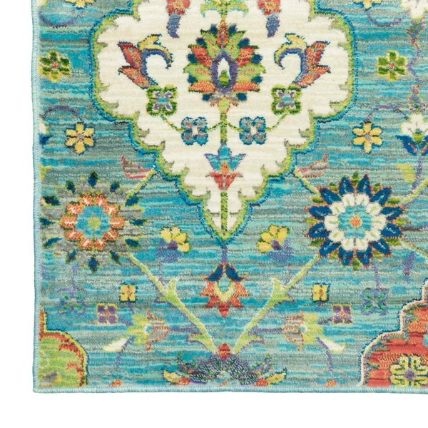 Oriental Weavers Joli 4929L Blue/ Multi Area Rug (9&10x22 x 12&10x22)
