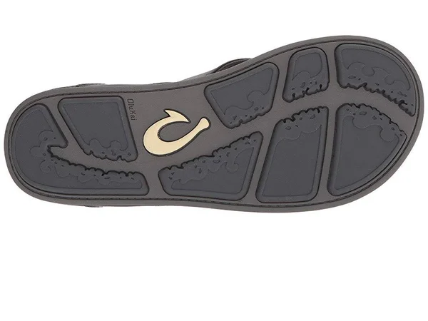 Olukai Men's Nui Sandals Dark Shadow/Charcoal 10