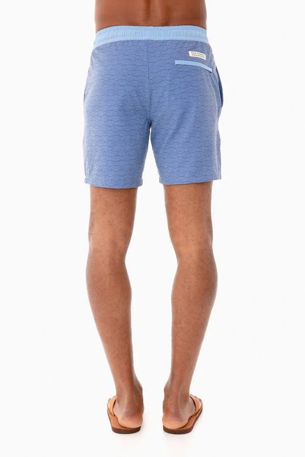 Fair Harbor Blue Waves Bayberry Trunk, Mens, S