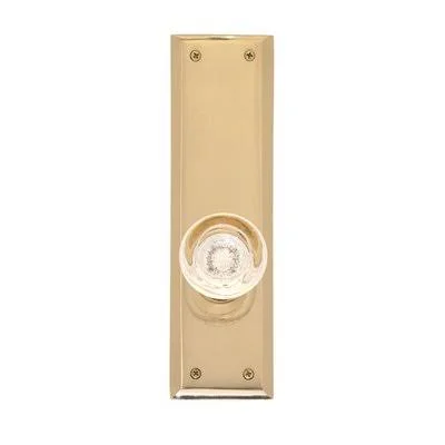 Brass Accents D07-K540A-EMP-619 Quaker Passage Door Knob Satin Nickel