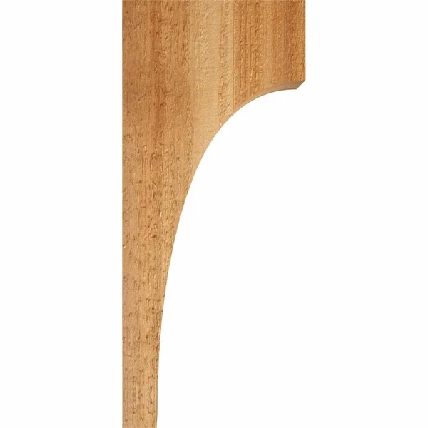 Ekena Millwork COR06X08X12HUN00RWR 6x22W x 8x22D x 12x22H Huntington Rough Sawn Corbel, Western Red Cedar