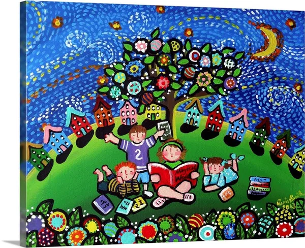 Reading Opens The Doors to The Imagination, Canvas Wall Art, 30x24, Great Big Canvas