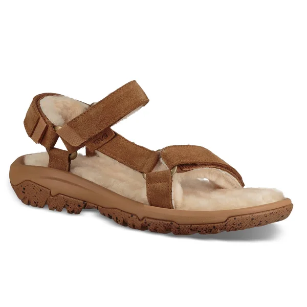 Teva Women's Hurricane Shearling Sandal - Pecan 7