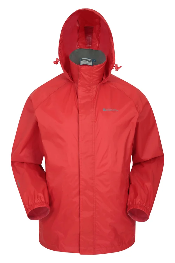 Mountain Warehouse Pakka Mens Waterproof Jacket - Red - Size Xs