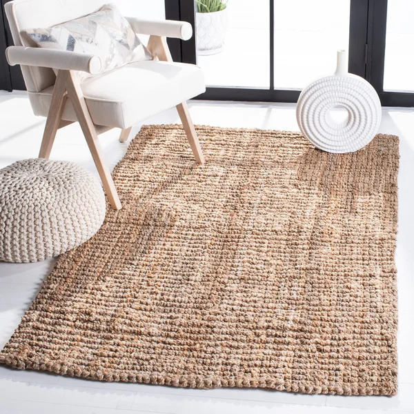 Safavieh NF447A Natural Fiber Area Rug, Natural: 6-ft x 9-ft