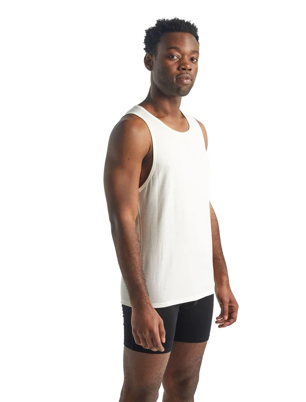 Icebreaker Anatomica Tank Top - Men's Snow XXL