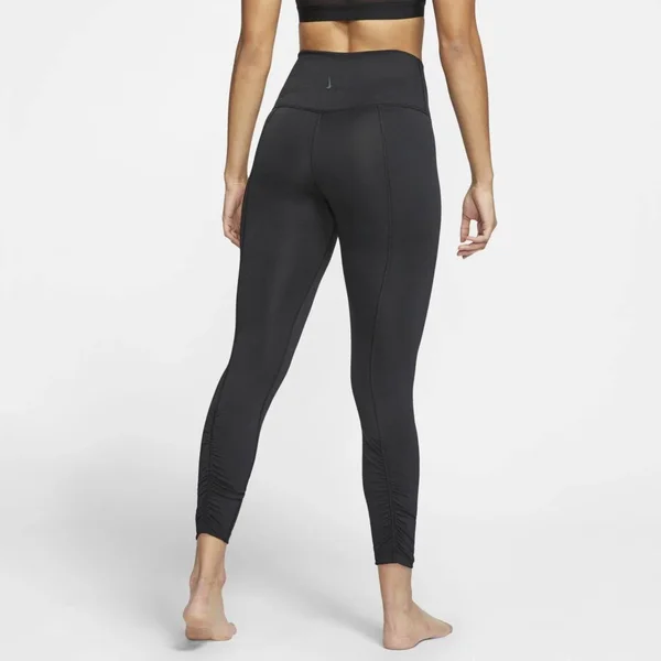 Nike Yoga Ruched 7/8 Tight Medium, Black