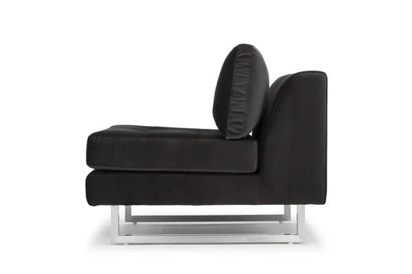 Nuevo Janis Seat Armless Sofa - Dark Grey Tweed