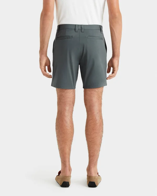 Rhone 7x22 Commuter Short - Men's Casual Shorts, Azure Blue, Size: 30