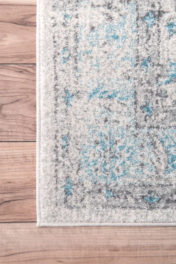 nuLOOM Vintage Rio Area Rug, 6& 7x22 x 9&, Aqua