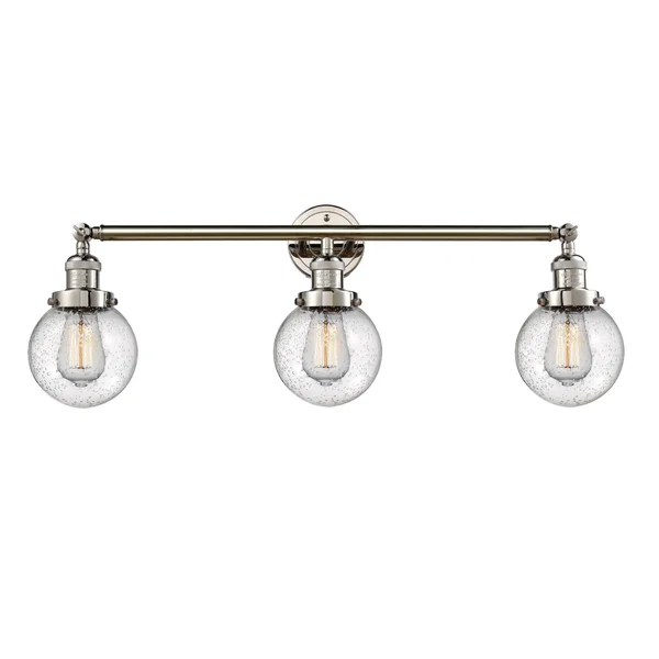 Innovations Lighting 205-PN-S-G204-6-LED Beacon Bathroom Vanity Light
