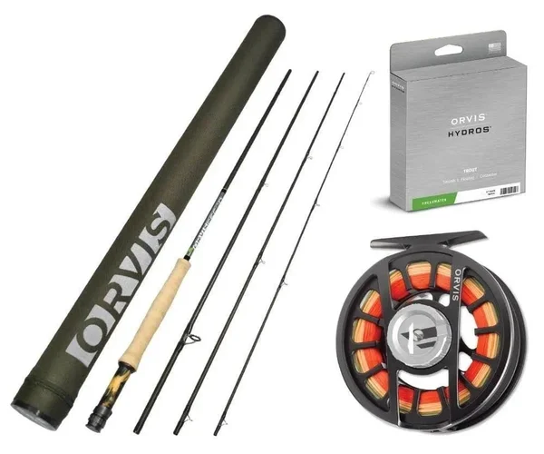 Orvis Recon 843-4 Fly Rod Outfit : 3wt, 8&4x22