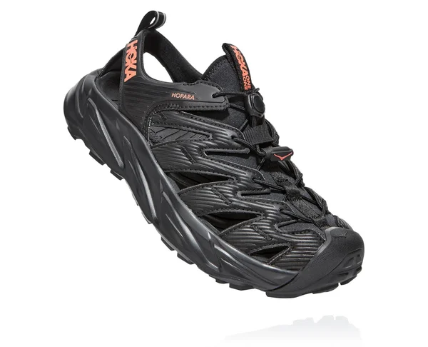 Hoka One One Women's Hopara - 7 - Black - Fusion Coral