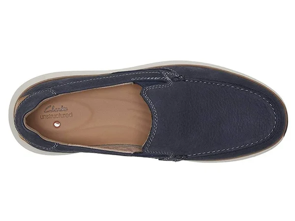 Clarks Un Pilot Step Navy Nubuck - Men's, Size: 11, Blue