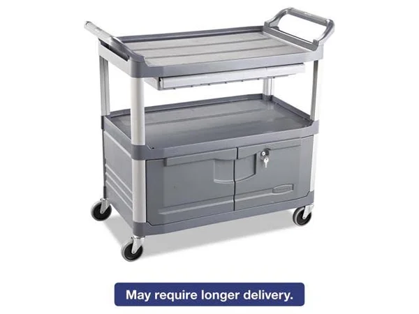 Rubbermaid Utility Cart Replacement Parts Door Kit with Lock