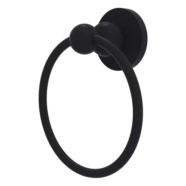 Allied Brass BL-16 Bolero Collection Towel Ring, Matte Black
