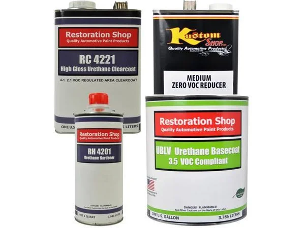Monza Red Gallon Low VOC Urethane Basecoat Clearcoat Car Auto Paint Kit