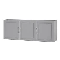 Ameriwood Home Kendall 54in. Wall Cabinet, 2 Shelves, Gray