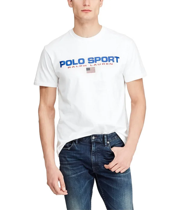 Polo Ralph Lauren Big Tall Polo Sport Short-Sleeve Tee - White 2XB