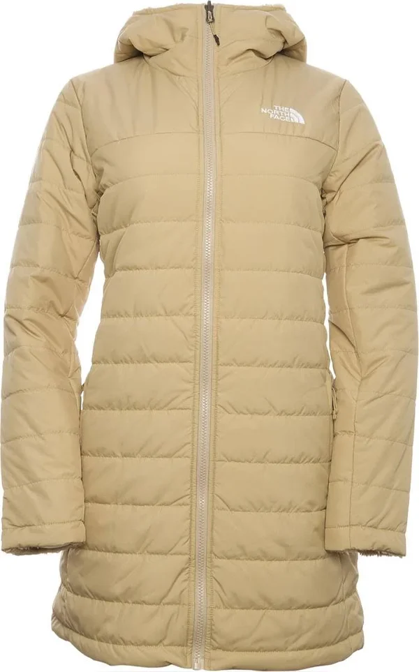 The North Face Women's Mossbud Insulated Reversible Parka Khaki XL