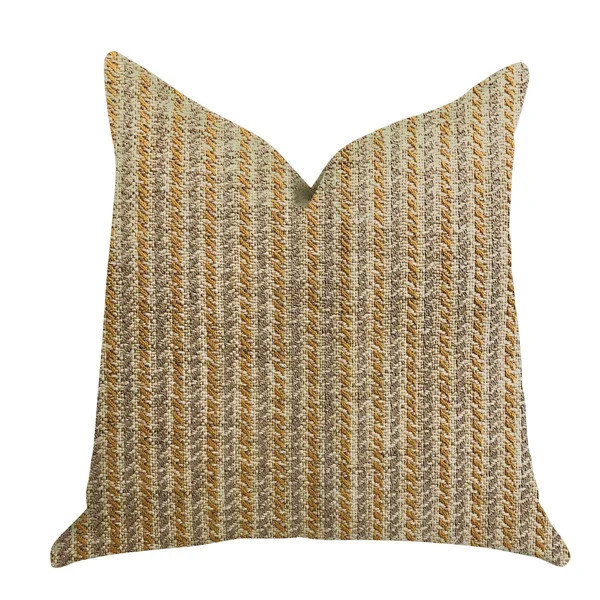 Plutus Woven Beliza Luxury Throw Pillow 20x22L x20x22W