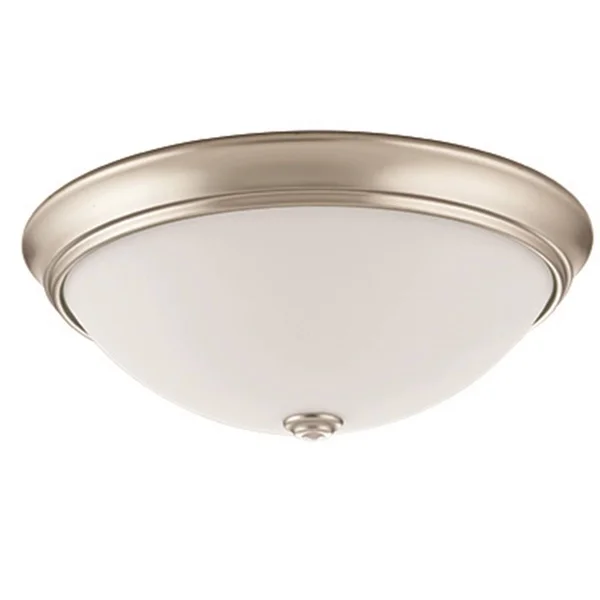 Lithonia Lighting FMDECL 14 20840 BN M4 LED Round Decor Flush Mount - 14-Inch, Brushed Nickel