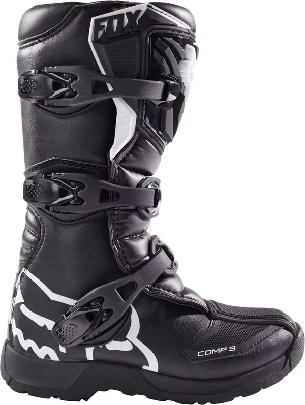 Fox Racing Youth Comp 3 Boots - Black - 4