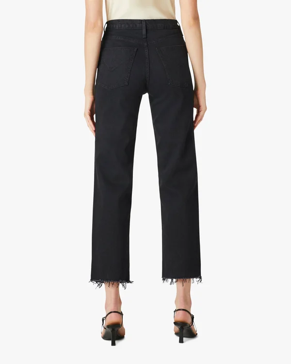 Hudson Remi High-Rise Crop Straight Jeans, Worn in, Women's, 29