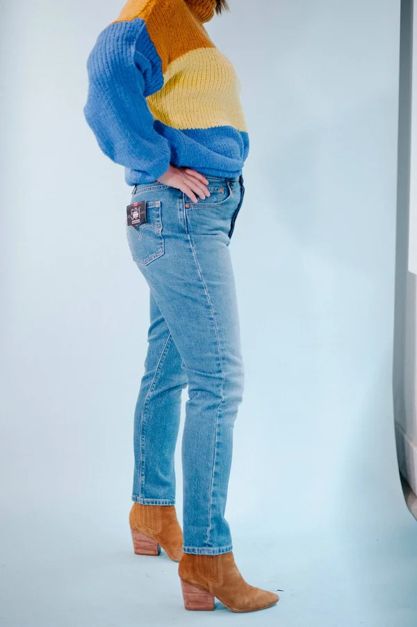 Levi&s 501 Skinny Jive Ship Jeans - 28, Dark Denim