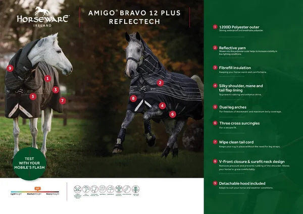 Amigo Bravo 12 Plus Medium 250g - Reflectech