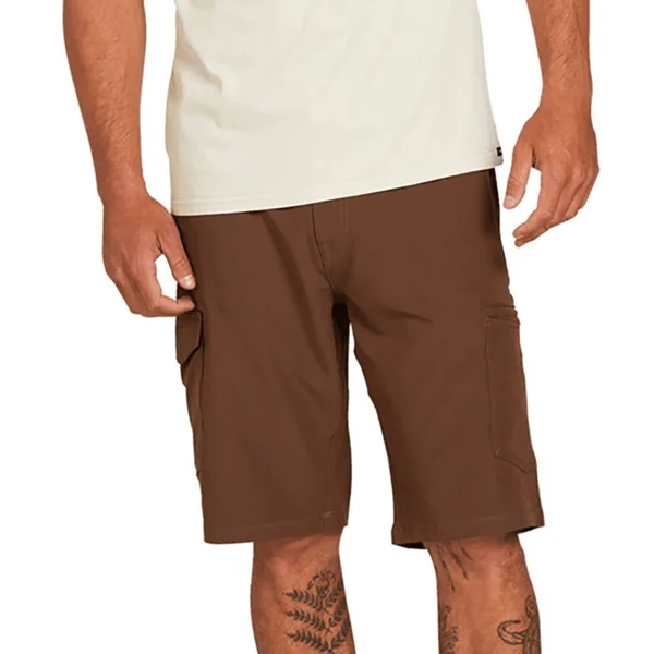 Volcom Surf N& Turf Dry Cargo Hybrid Shorts - Vintage Brown - Vintage Brown - 29