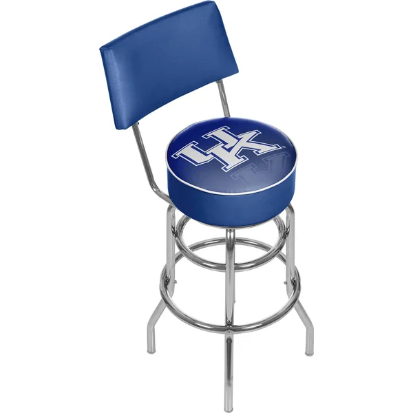 University of Kentucky Reflection Swivel Bar Stool with Back