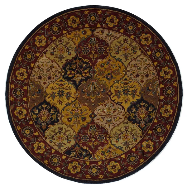 Safavieh Heritage Multi/Red 4 ft. x 4 ft. Square Area Rug