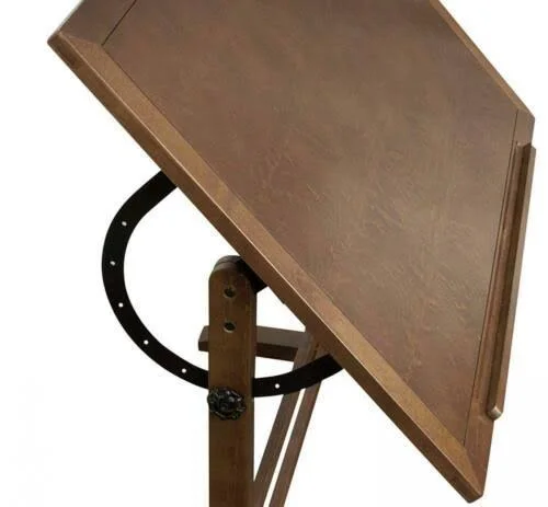 Studio Designs 13305 Vintage Drafting Table, 42 in, Rustic Oak