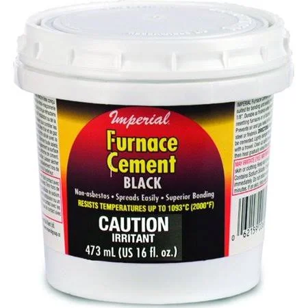 Imperial Manufacturing KK0295-A Cement Furnace 16 Ounce Black(Pack of 2) - Size: 8 in