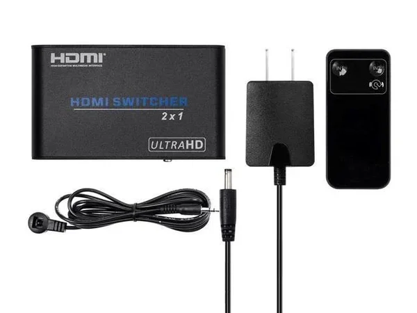 MonopriceBlackbird 4K - 2x1 HDMI 2.0 Switch - HDR, HDCP 2.2, 4K@60Hz