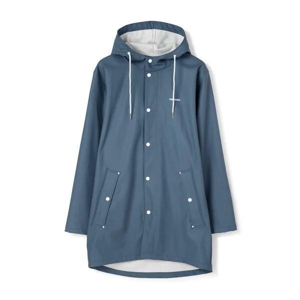 Tretorn Womens Midi Waterproof Raincoat - Stone Blue