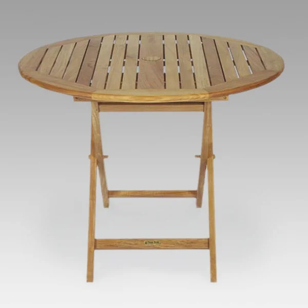 Three Birds Casual Cambridge Round Folding Cafe Table 30x22