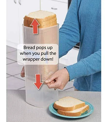 Buddeez Bread Buddy 2 Pack Set w/Red Lids Dispenser, 2 Pieces