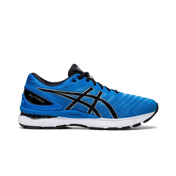 Asics Men's GEL-Nimbus 22 Running Shoes Directoire Blue/Black 8.5