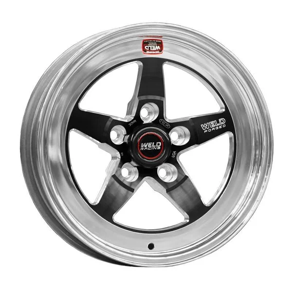 Wheel - Weld Street & Strip 71MB-510B55A Black Finish